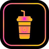 Milkshake Icon Design vector