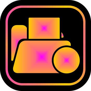 Create Folder Icon Design vector