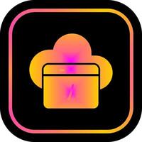 Cloud Coding Icon Design vector