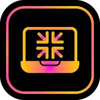 Minimize Icon Design vector