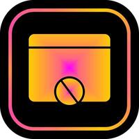 Block Website Icon Design vector