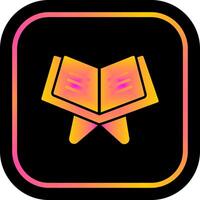 Reading Holy Book Icon Design vector