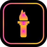 Torch Icon Design vector