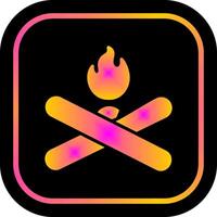 Bonfire Icon Design vector