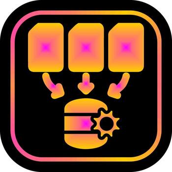 Data Processing Icon Design vector