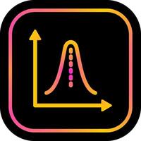 Histogram Icon Design vector