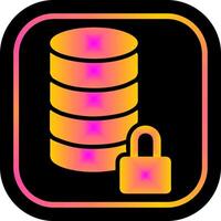 Encrypted Data Icon Design vector