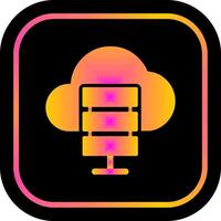 Hosting Icon Design vector