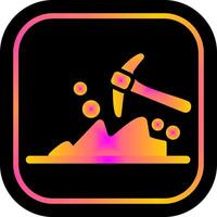 Mining Icon Design vector