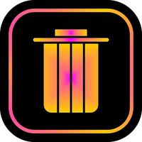 Dustbin Icon Design vector
