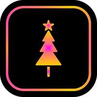 Christmas Tree Icon Design vector