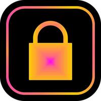 Padlock Icon Design vector