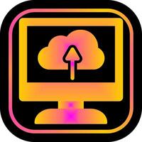 Cloud Backup Icon Design vector