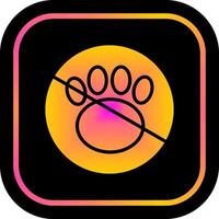 No Pets Icon Design vector