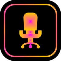 Office Chair III Icon Design vector