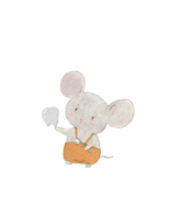 Drawing of a mouse with a tooth and a toothbrush, tooth fairy png