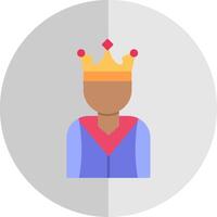 Prince Flat Scale Icon vector