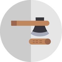 Axe Flat Scale Icon vector