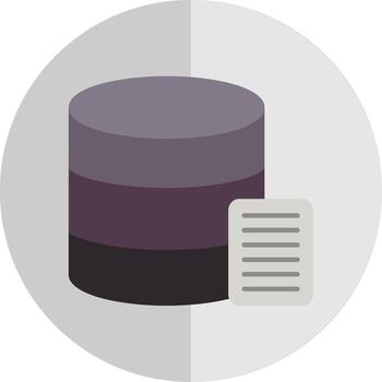 Data Flat Scale Icon vector