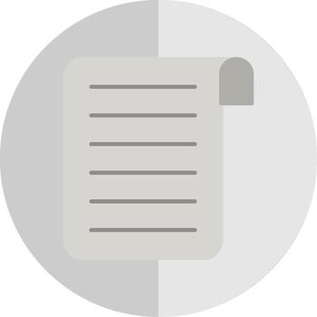 documento plano escala icono vector