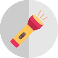 Torch Flat Scale Icon vector