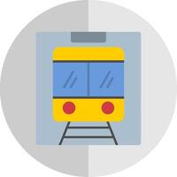 Metro Flat Scale Icon vector