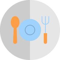 Cutlery Flat Scale Icon vector