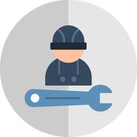 Mechanic Flat Scale Icon vector