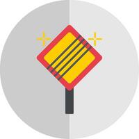 End Of Priority Flat Scale Icon vector
