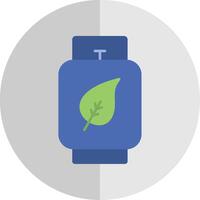 Bio gas Flat Scale Icon vector