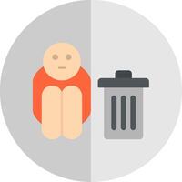 Scavenger Flat Scale Icon vector