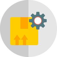 Production Flat Scale Icon vector