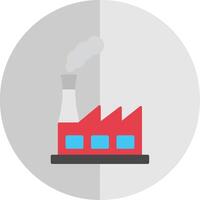 Power Plant Flat Scale Icon vector