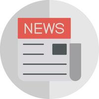 News Flat Scale Icon vector