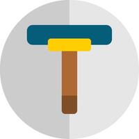 Squeegee Flat Scale Icon vector