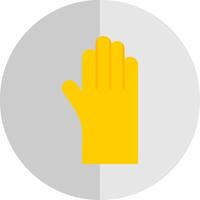 limpieza guantes plano escala icono vector