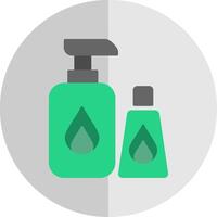 Cleaning Products Flat Scale Icon vector