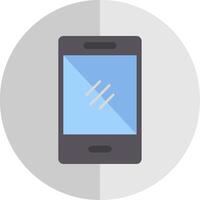 Smartphone Flat Scale Icon vector