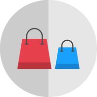 Bags Flat Scale Icon vector