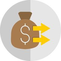 Immediate Flat Scale Icon vector
