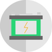 Power Flat Scale Icon vector