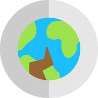 Natural Disaster Flat Scale Icon vector