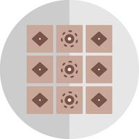 Tiles Flat Scale Icon vector