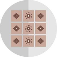 Tiles Flat Scale Icon vector