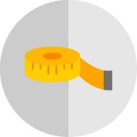Measure Tape Flat Scale Icon vector