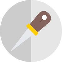Awl Flat Scale Icon vector