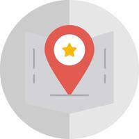 Gps Flat Scale Icon vector