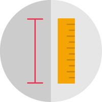 Measurement Flat Scale Icon vector