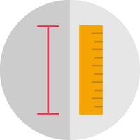 Measurement Flat Scale Icon vector