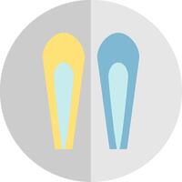 Hair Pin Flat Scale Icon vector